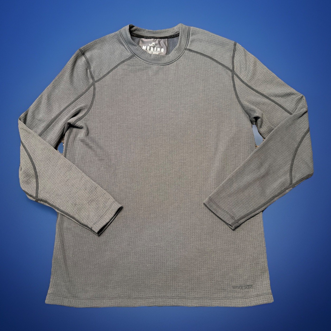 Terramar Men’s Medium Base Layer Charcoal Gray Wool Blend Woolskins Outdoor gallery