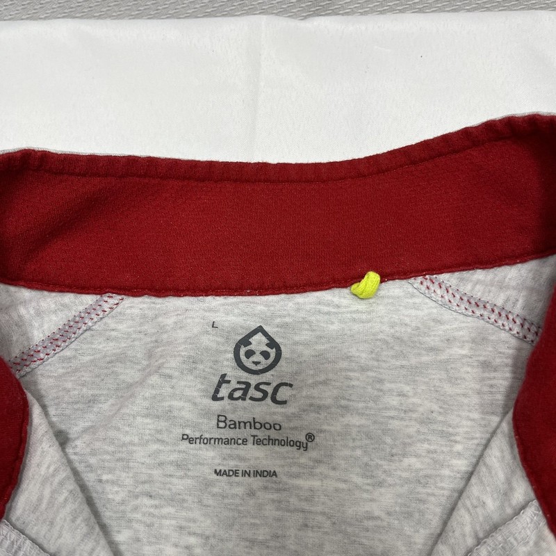 Tasc Shirt Mens Large 1/4 Zip Pullover Active Performance Bamboo Gray READ** gallery