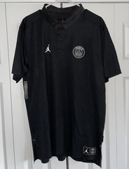 Nike Jordan x PSG Paris Saint Germain Sample Player Polo Shirt Size Large New