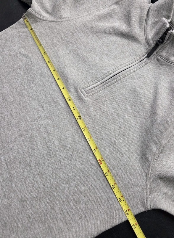 Nike Dri-Fit Player Half Zip Golf Pullover Heather Gray DH0986 Men's Size Small gallery