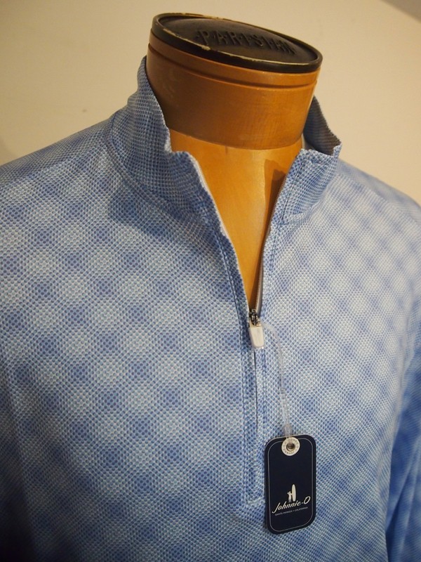 Johnnie O Performance Fabric Sperlings Half-zip Pullover NWT M $118 Permafrost gallery