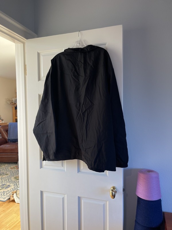 New Port Authority Men's Black Nylon Pullover 1/2 Zip 3XL in Excellent Condition gallery