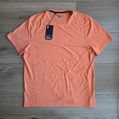 VRST Icon Short Sleeve T-Shirt Men’s Large Orange Activewear Top UV 30 Tee NWT