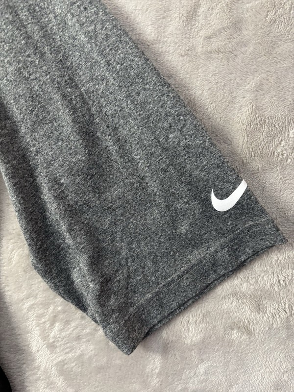 Nike Raiders Dri-FIT Shirt Mens XL Black Gray 3/4 Sleeve NFL Pocket Tee gallery