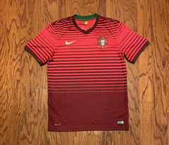 Men M Portugal 2014 National Team Nike Dri Fit FIFA World Cup Soccer Jersey cr7