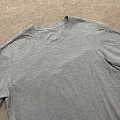 Lululemon Athletica Grey Red Color-Block T Shirt Men’s Size L