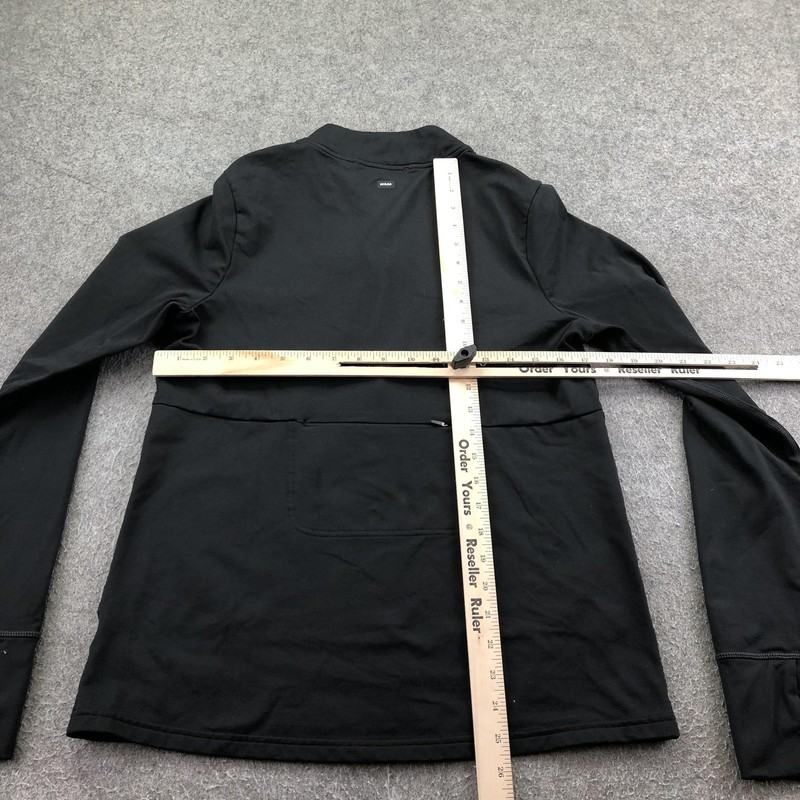PrAna Pullover Mens Large Black 1/4 Zip Long Sleeve Yoga Top Performance gallery