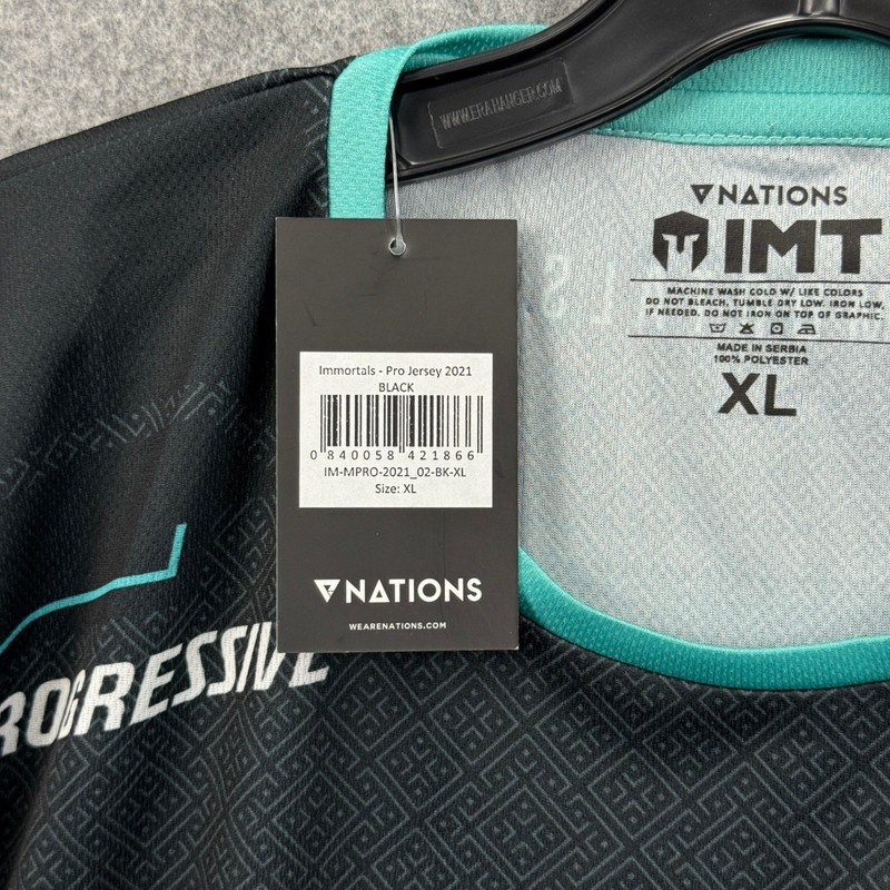 Immortals Pro Jersey 2021 We Are Nations Mens XL Black Toyota Progressive gallery