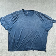 Everlast Sport T-Shirt Mens 4X Short Sleeve Heather Blue Crew Neck Activewear