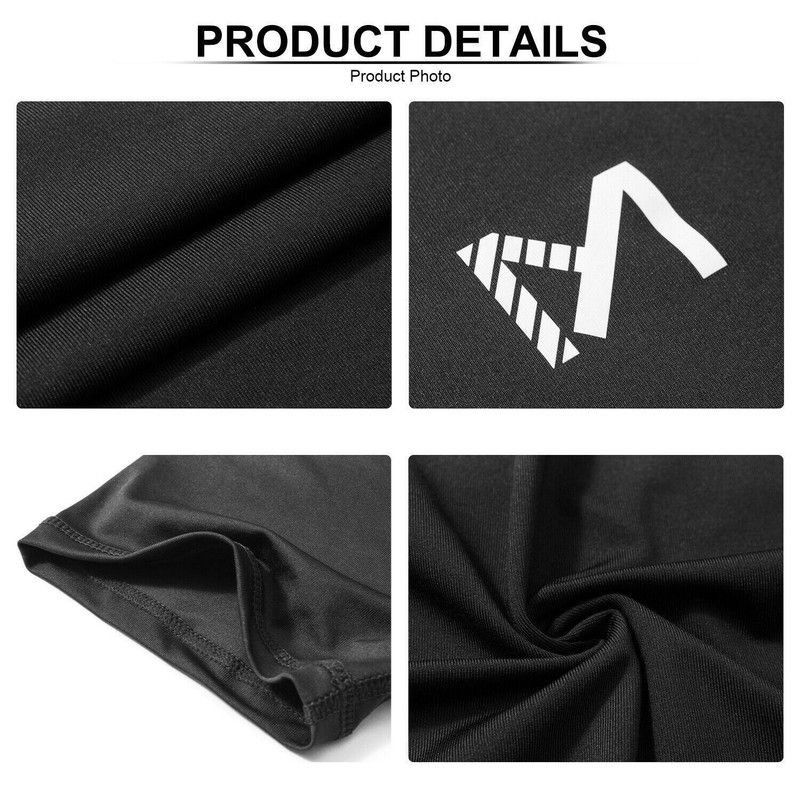 Men's functional sports shirt short sleeve sports top running shirt & gym sports pants fitness gallery