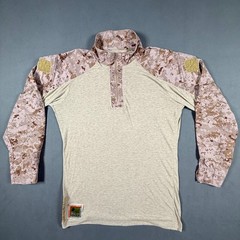 USMC FROG Combat Shirt Desert MARPAT Camouflage Flame Resistant Tactical Medium