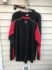Nike Blue BLACK WITH RED WHITE NME 920220 KL4 Activewear Tops SIZE XL