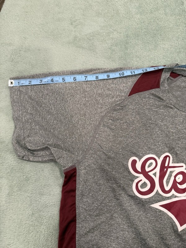 USS Stennis CVN-74 Navy Performance Athletic Shirt Gray Maroon gallery