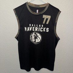 NBA Luka Doncic Dallas Mavericks Black Camo Jersey Men’s Size Large