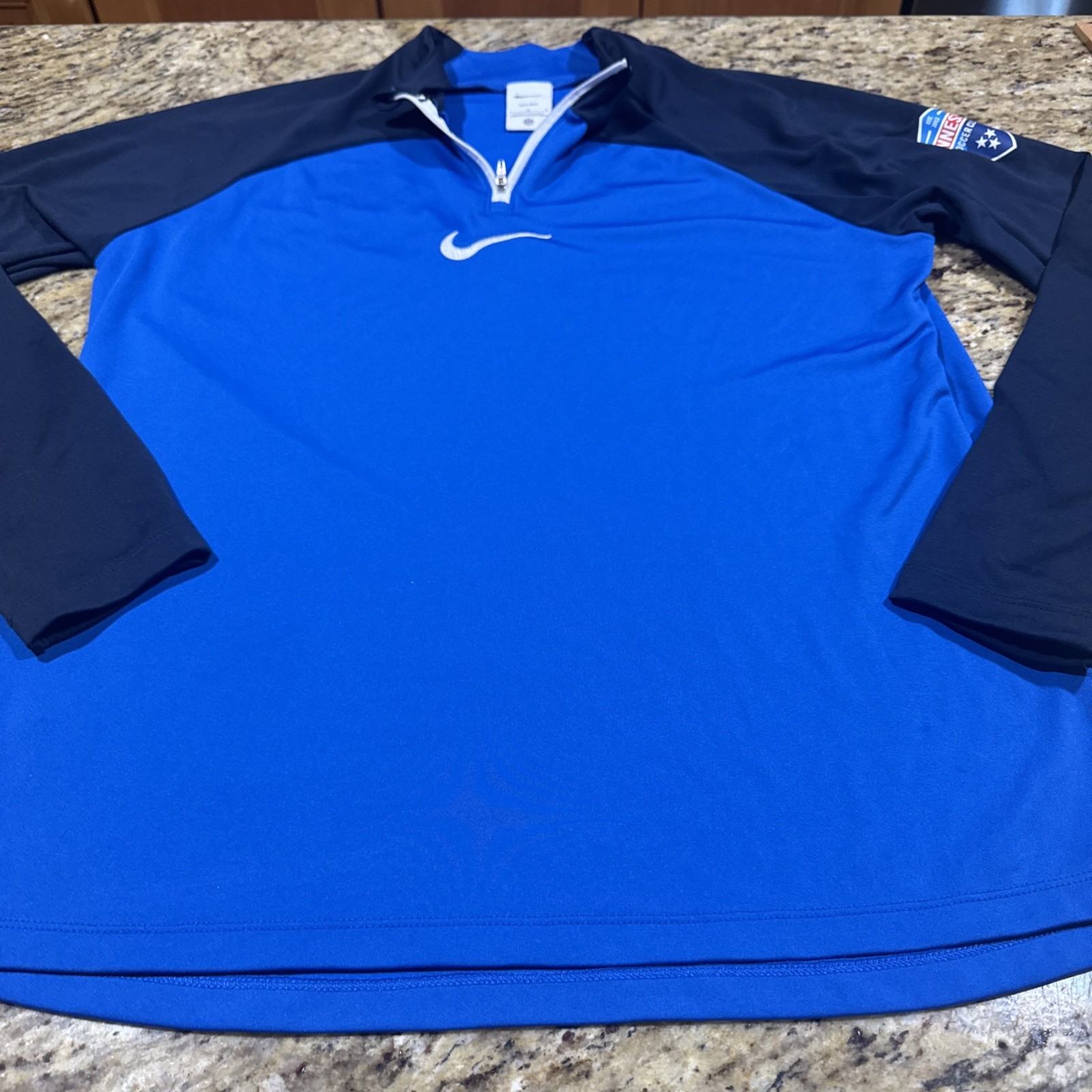 Nike Dri-FIT Pull Over Academy Pro Drill 1/4 Zip Soccer Top Men's Large Cpix gallery