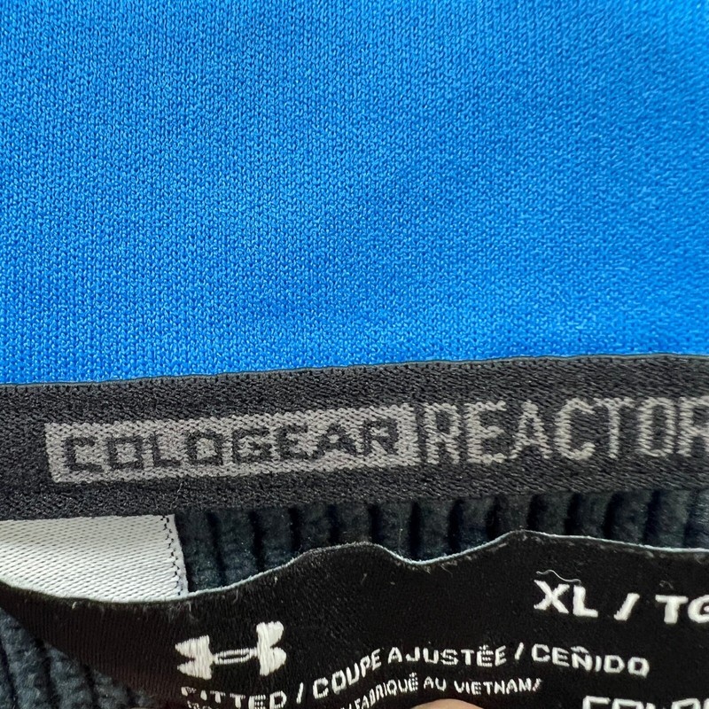 Under Armour ColdGear Reactor Pullover Fitted 1/4 Zip Gray XL Athletic Outdoors gallery