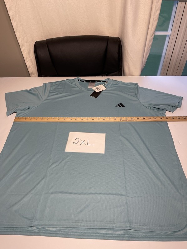 adidas Men's Activewear T-shirt Designed for Movement Big & Tall Size 2XL Green gallery