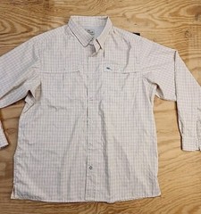 Bob Timberlake Tattersall Check Fishing Outdoors Mens XL Shirt Vented
