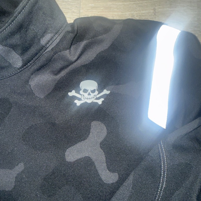 NIKE The Nike 1/4 Zip Shirt XL Dri Fit Long Sleeve Mens Skull gallery