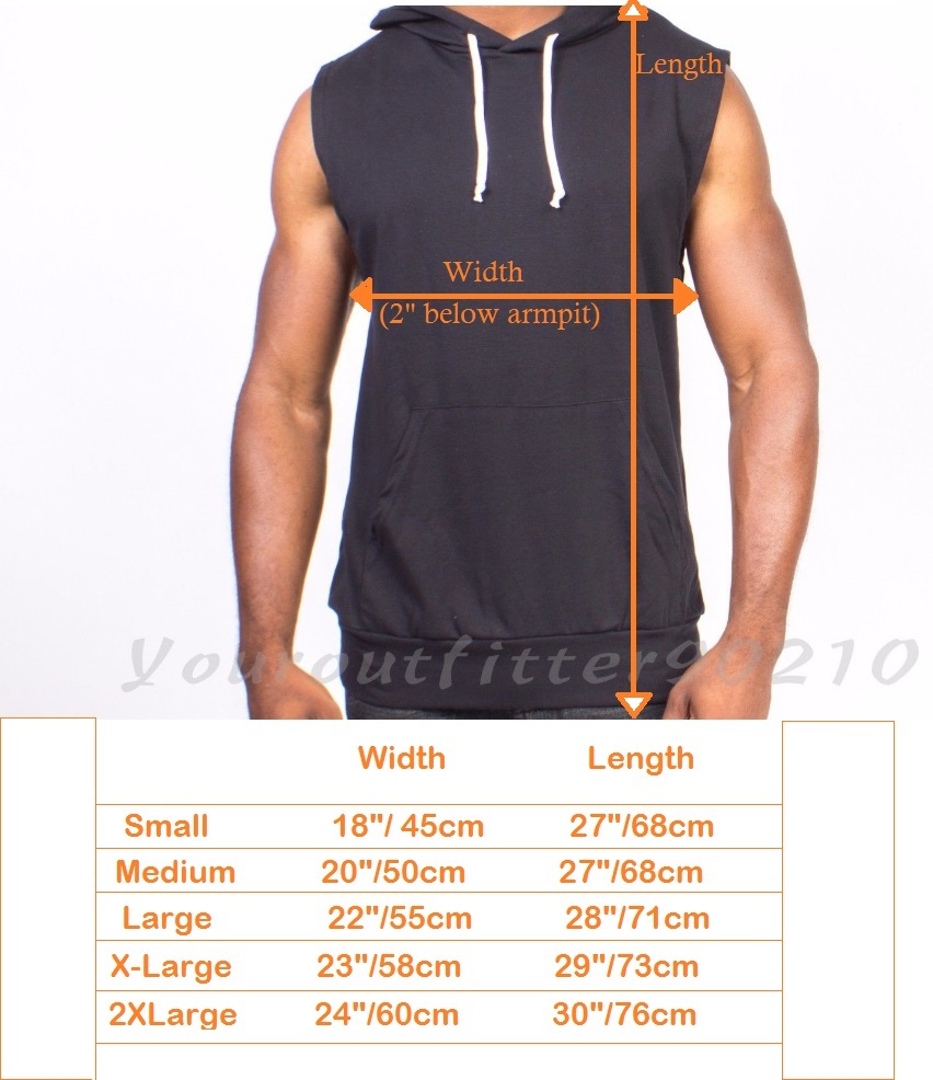 Men's Bodybuilding Tank Top Sleeveless T-Shirts Hoodie Muscle Gym Pullover S-2XL gallery