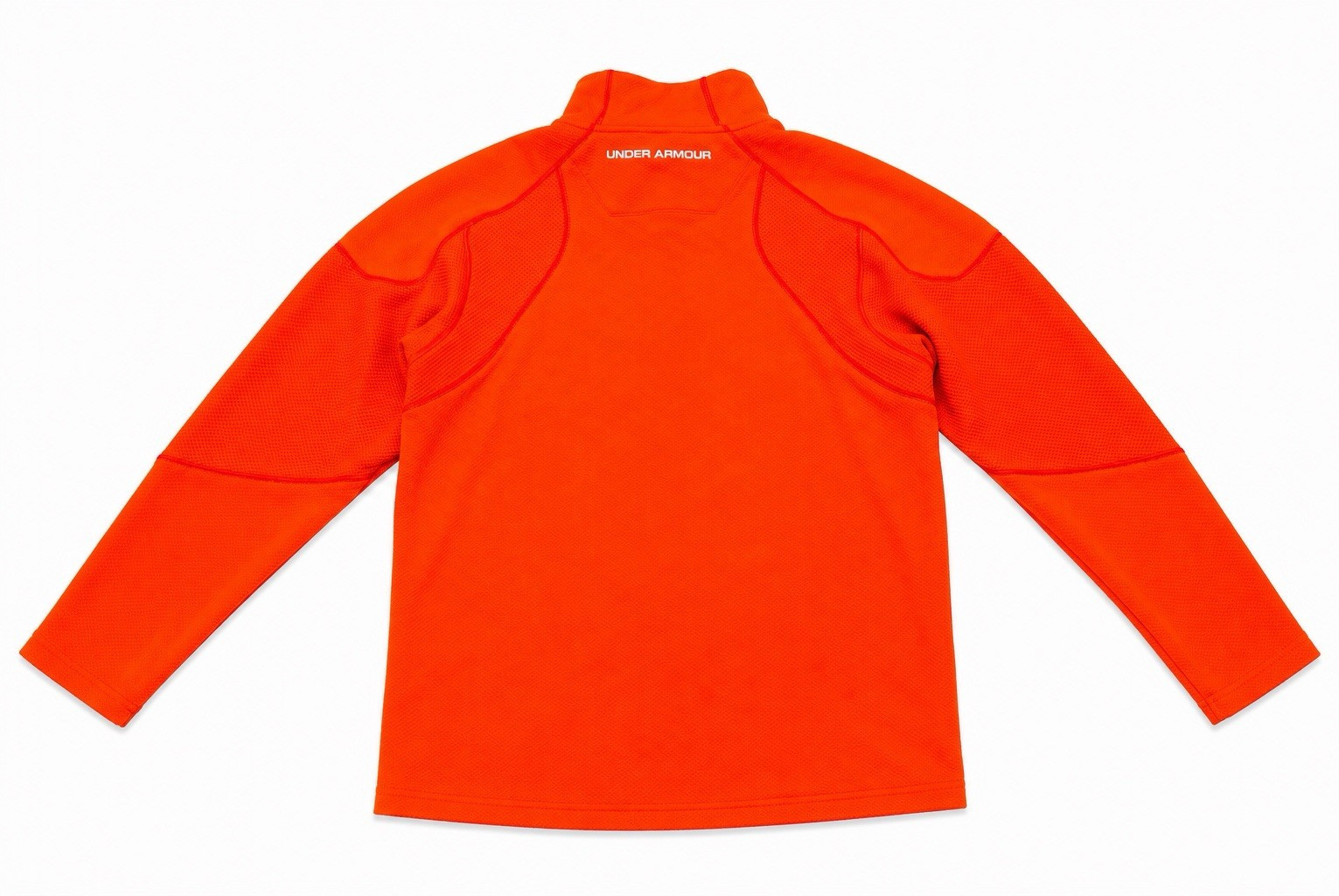 Under Armour ColdGear Men's 1/4 Zip Mock Neck Pullover Orange LG/G gallery