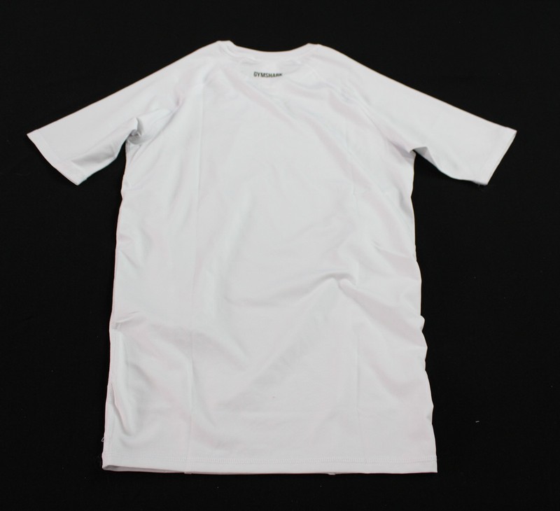 Gymshark Men's Element Baselayer Compression Fit T-Shirt DH3 White Small NWT gallery
