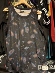 Stussy Peacock Feafher Mesh Jersey Logo Sport Basketball Mens L Skate Gym Tank