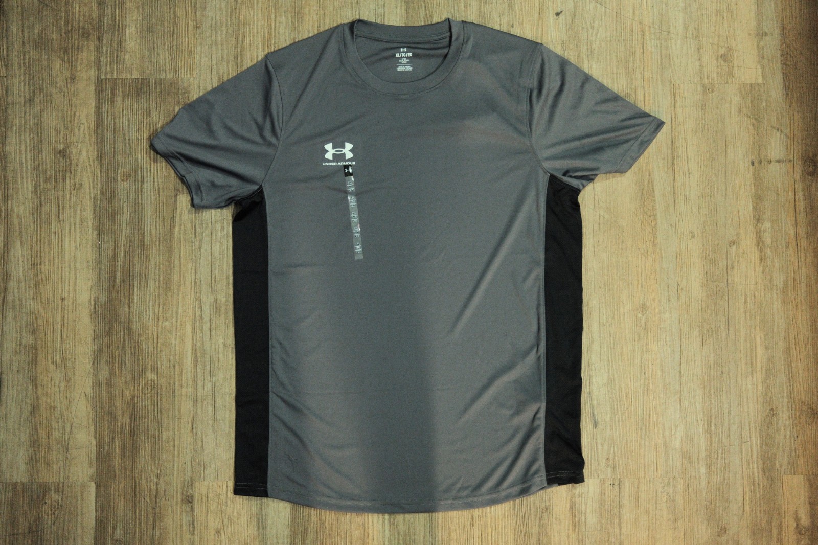 Under Armour Mens Gray Challenger Train Short Sleeve T-Shirt Extra Large gallery