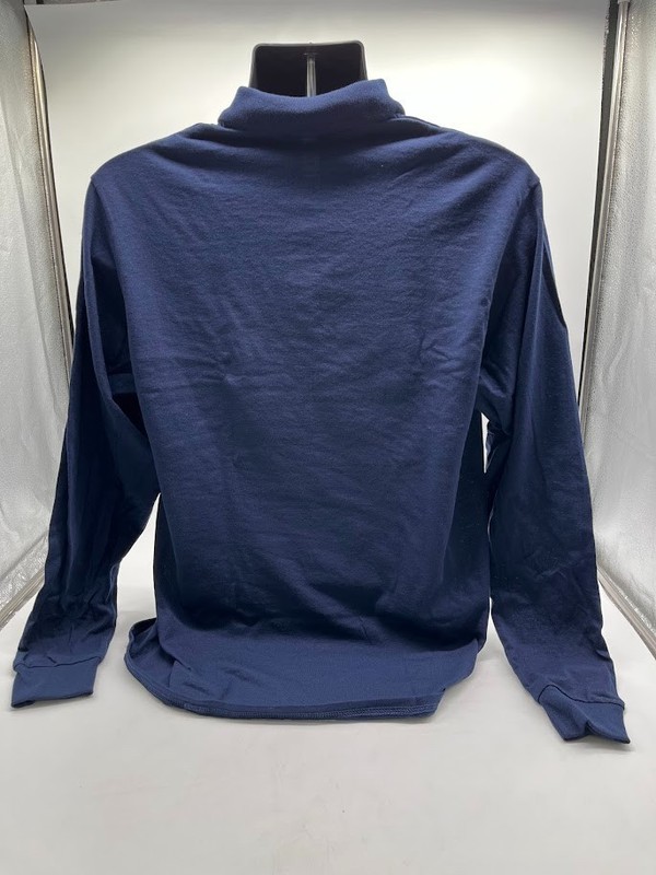 Jerzees Mens Spotshield Long Sleeve Jersey Polo Shirt 437ML J NAVY Medium gallery