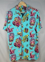 Sponge Bob and Patrick button-up shirt Men’s Large Nickelodeon