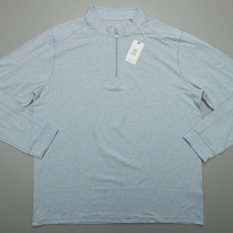 Tasc Carrollton Performance 1/4 Zip Pullover Mens Size 3XL Cloud Heather Organic gallery