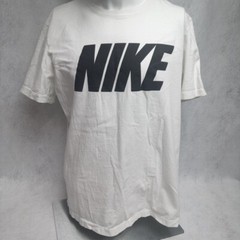 Nike Men’s T-Shirt Athletic Logo Name Printed Active Short Sleeve Tee
