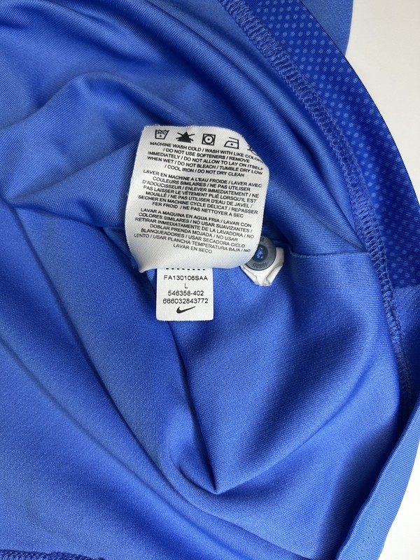 Nike Roger Federer RF 2013 US Open Tennis Polo Court Shirt Men's Size Large gallery
