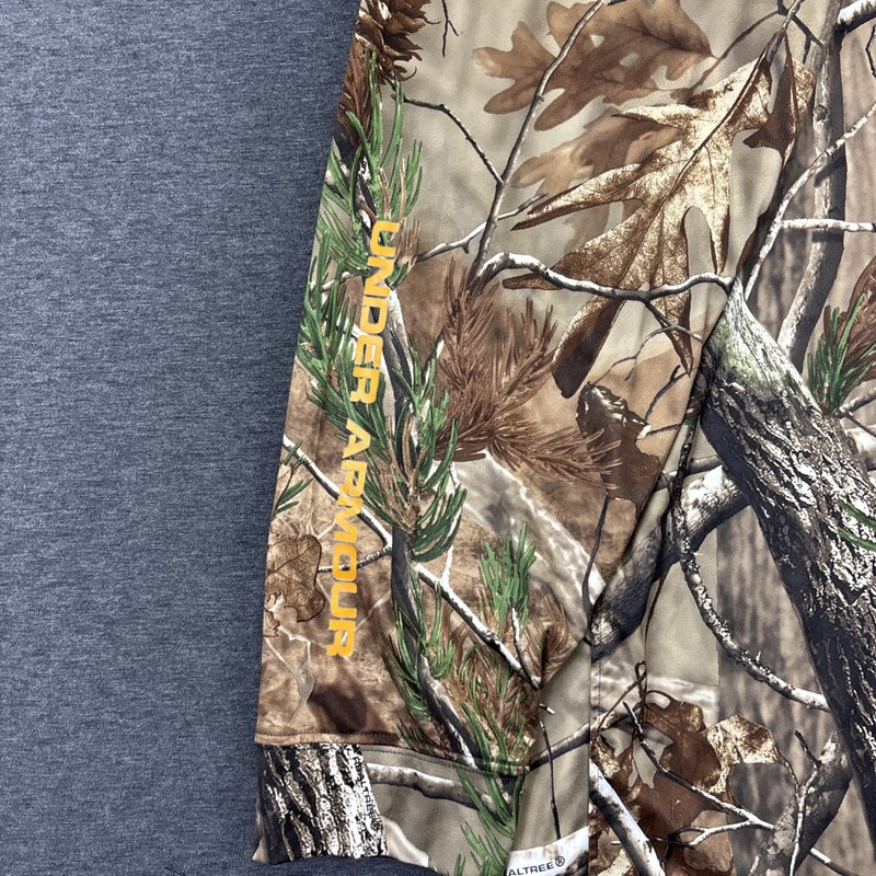 Under Armour Realtree Camo Shirt Mens XL Long Sleeve Hunting Outdoor Performance gallery