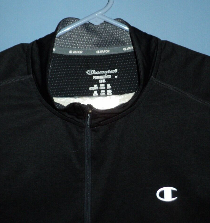 Champion Men's Powertrain Tech 1/4 Zip Pullover Black 2X-Large AUCT#11477 gallery