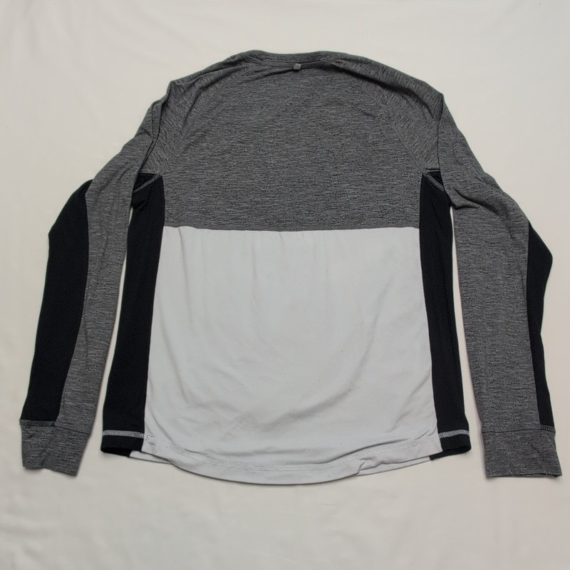 American Eagle FLEX Men's M Long Sleeve Crew Neck Colorblock Stretch T-Shirt gallery