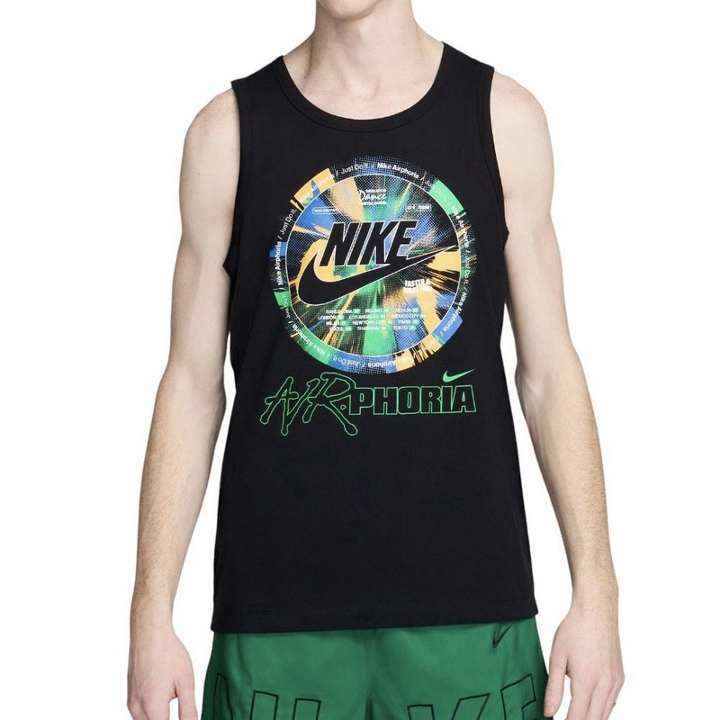 Nike Tank Top Size Large Mens Black White Sportswear Air Phoria $35 gallery