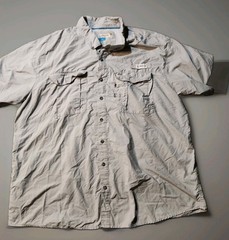 Magellan Fish Gear Gray Vented Lightweight Shirt Mens 3XL
