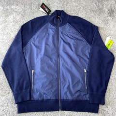 $298 Polo Ralph Lauren RLX Long Sleeve Full-Zip Hybrid Golf Top Size XL Men Navy