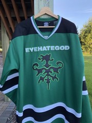 Eyehategod Toxico London Green Hockey Jersey XL Preowned