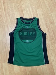 Vtg Hurley Nike Dri Basketball Jersey Sz S Sleevless Embroidered Shirt Y2K Surf