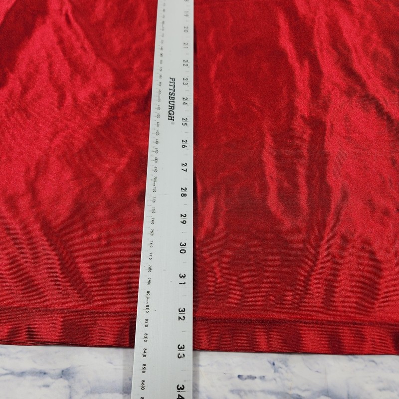 Nike Basketball Jersey Tank Top MENS XXL Satin Silky Shiny Red VINTAGE 90s USA gallery