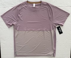 Rhone Extra Mile Running/Performance/Athletic Tee Men’s Large Discreet Mauve NWT