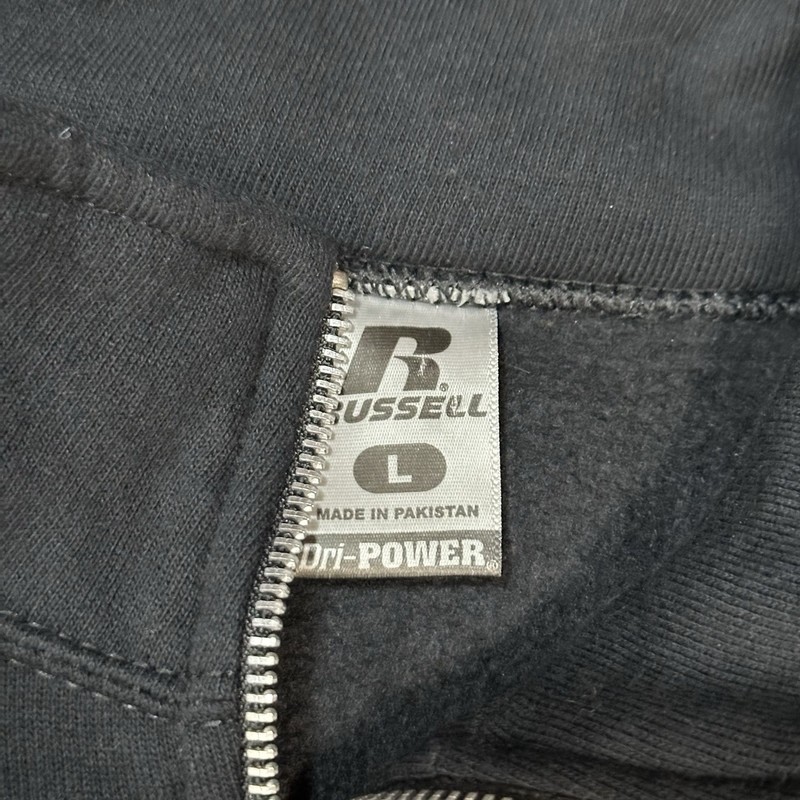 Russell Athletic Men's Dri Power Fleece Quarter Zip Sweatshirt Black Size L gallery