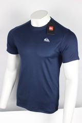Quiksilver Men’s Dry Flight Short Sleeve T Shirt Gym Training S Small Dress Blue
