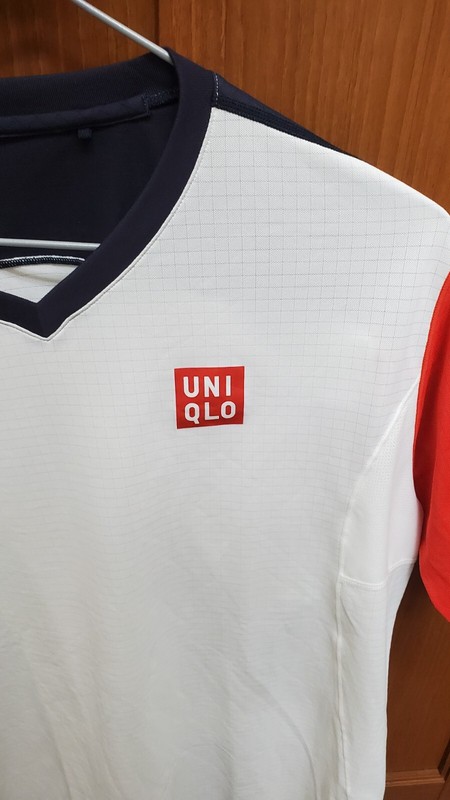 UNIQLO tennis shirt Kei Nishikori Novak Djokovik L size (US M) gallery