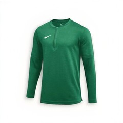 Nike Dri-FIT TEAM Men’s Size S Long-Sleeve 1/2-Zip Top Green DV6751-342 NWT