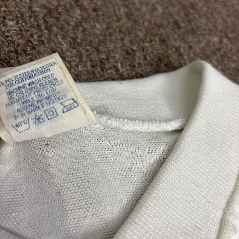 VTG 90s UMBRO White Blue Patch Logo Geometric L/S #15 Soccer Jersey USA Made L gallery