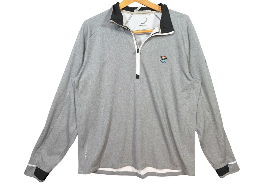 Zero Restriction Quarter Zip Men's Sz XL De Wafelbakkers Lightweight Soft Waffle