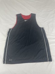 Nike Dri-Fit Mens Red/Black Reversible Basketball Tank Top.See Measurements.